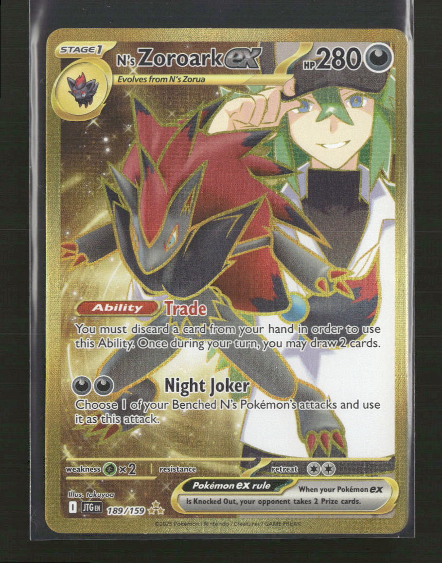SV09: Journey Together N's Zoroark ex #189/159