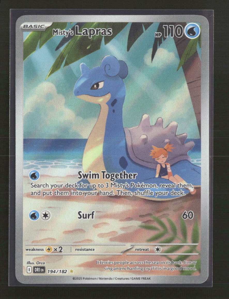 SV10: Destined Rivals Misty's Lapras #194/182