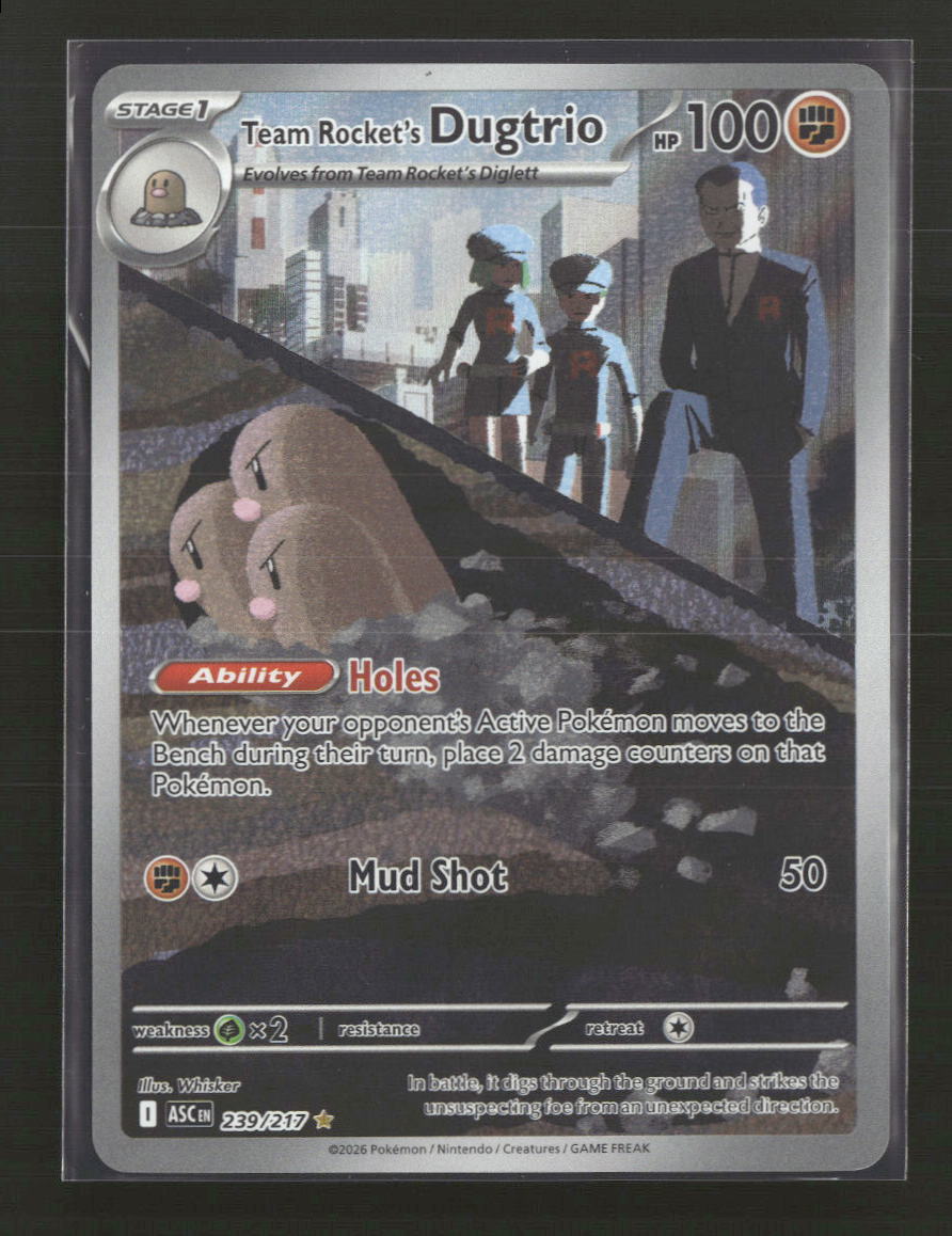 ME: Ascended Heroes Team Rocket's Dugtrio #239/217