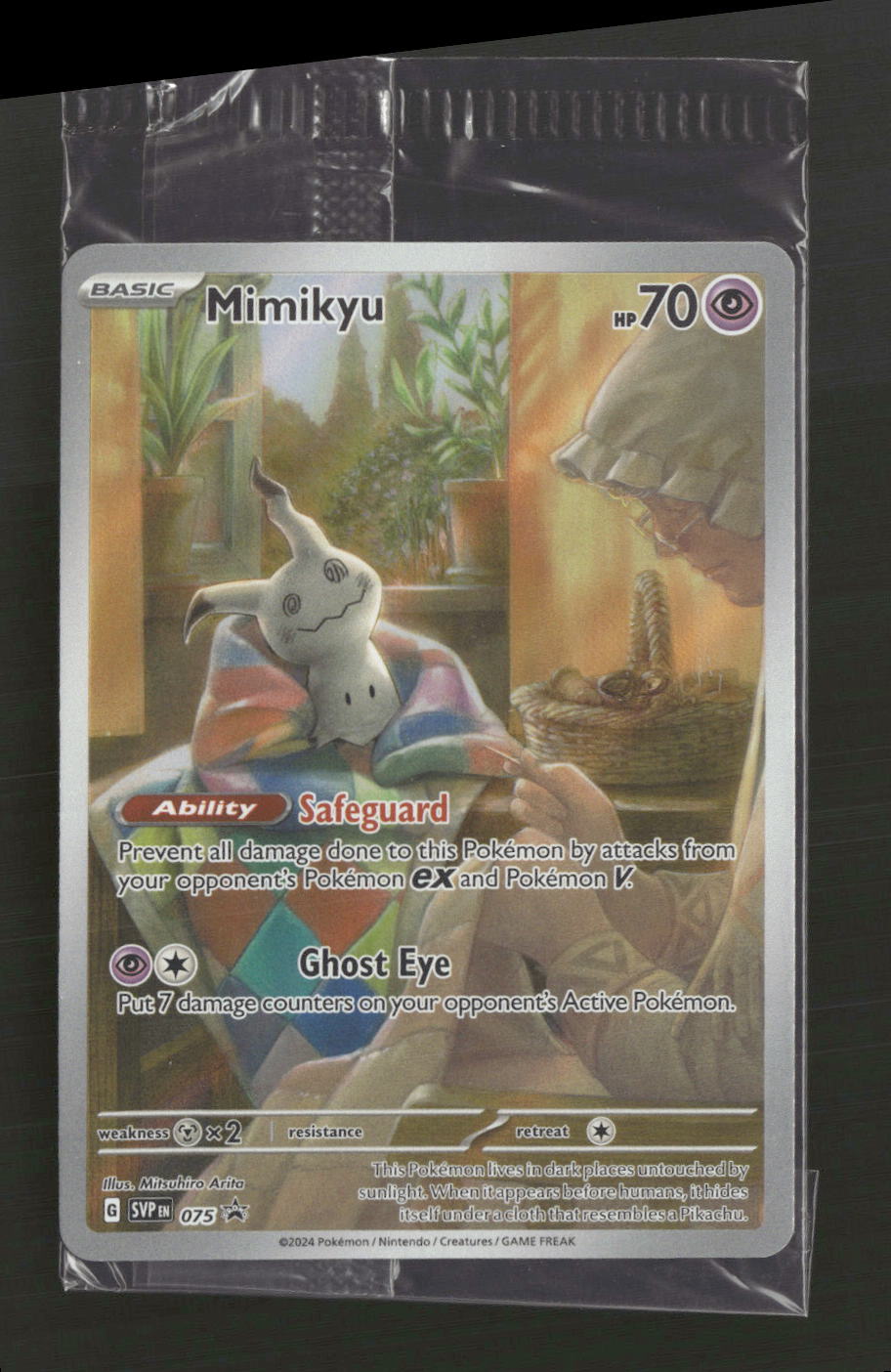 SV: Scarlet & Violet Promo Cards Mimikyu #075 (Sealed)