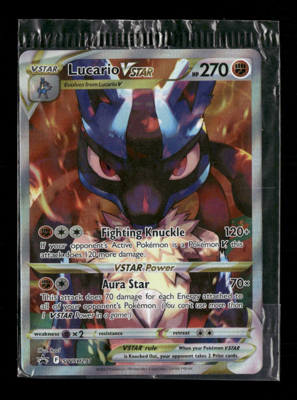 SWSH: Sword & Shield Promo Cards Lucario VSTAR #SWSH291 (Sealed)
