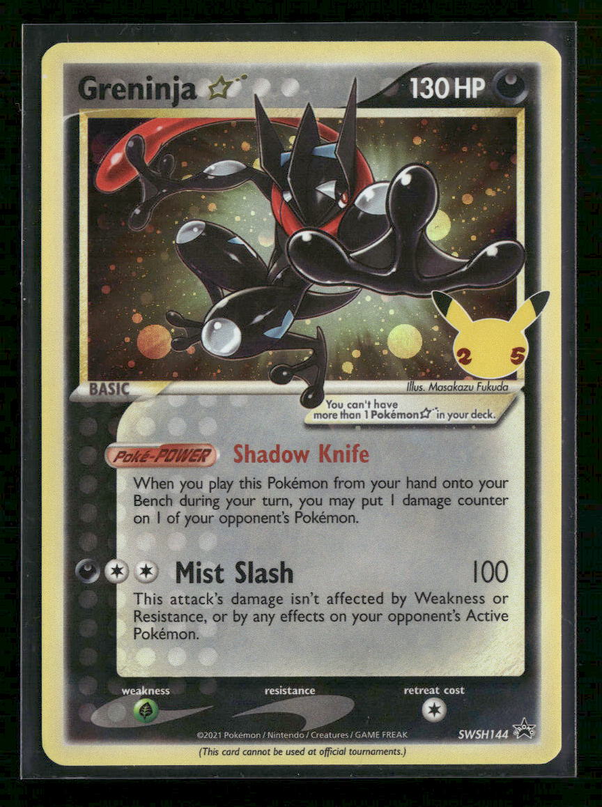 SWSH: Sword & Shield Promo Cards Greninja Star #SWSH144