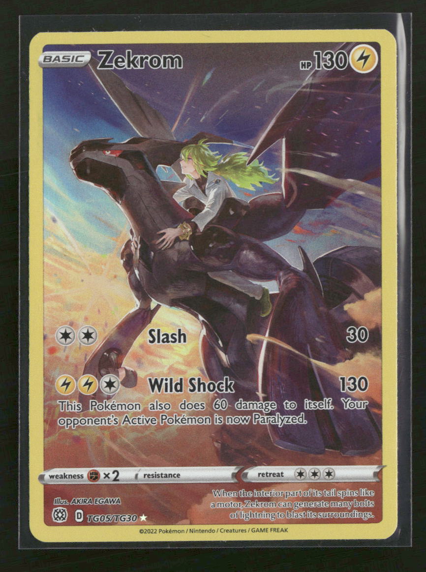 SWSH09: Brilliant Stars Trainer Gallery Zekrom #TG05/TG30