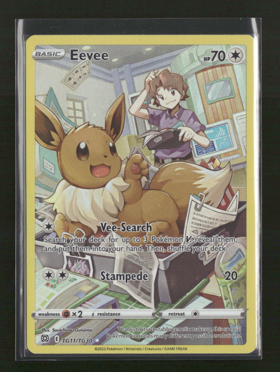 SWSH09: Brilliant Stars Trainer Gallery Eevee #TG11/TG30