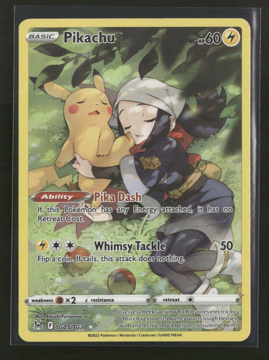 SWSH11: Lost Origin Trainer Gallery Pikachu #TG05/TG30