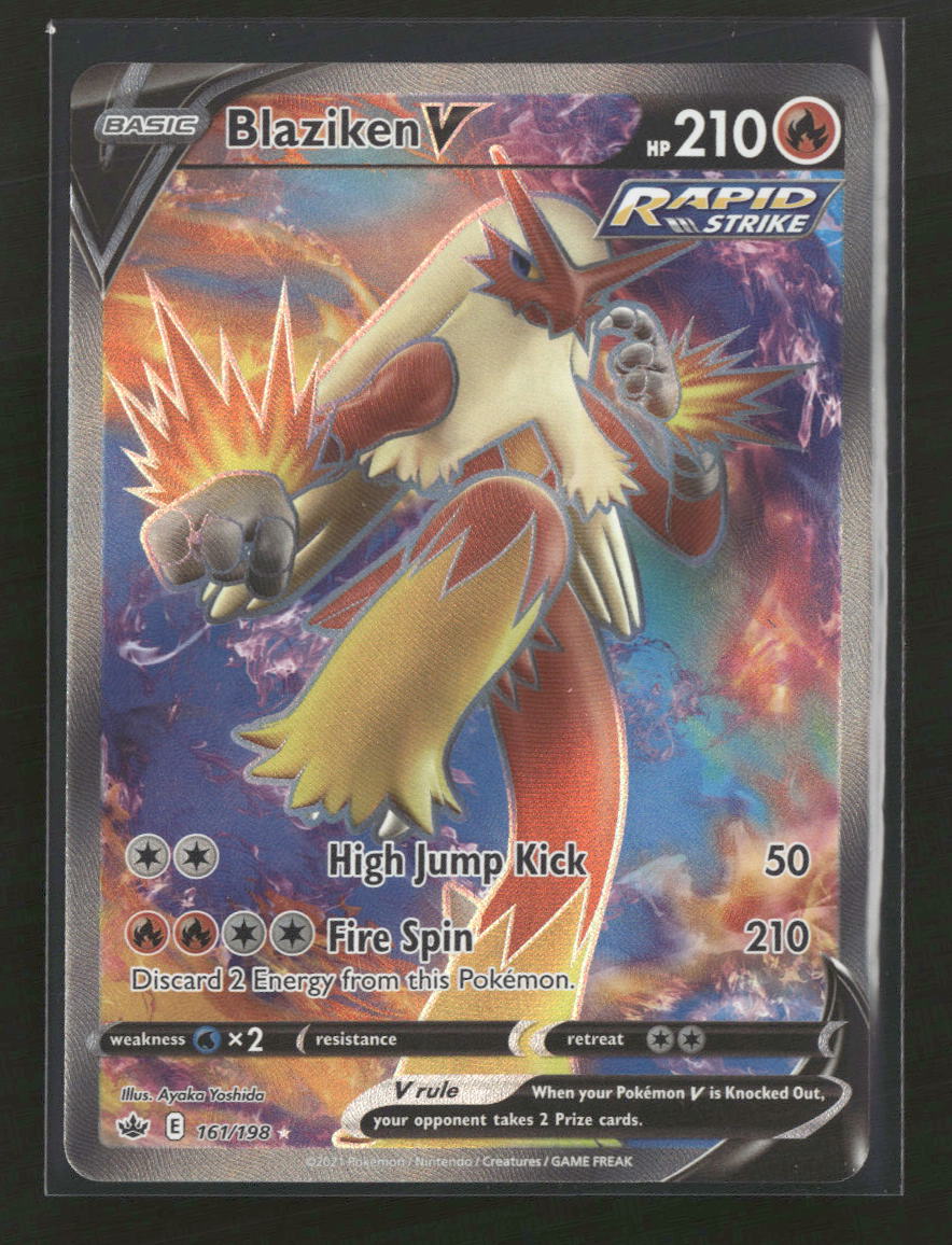 SWSH06: Chilling Reign Blaziken V (Full Art) #161/198