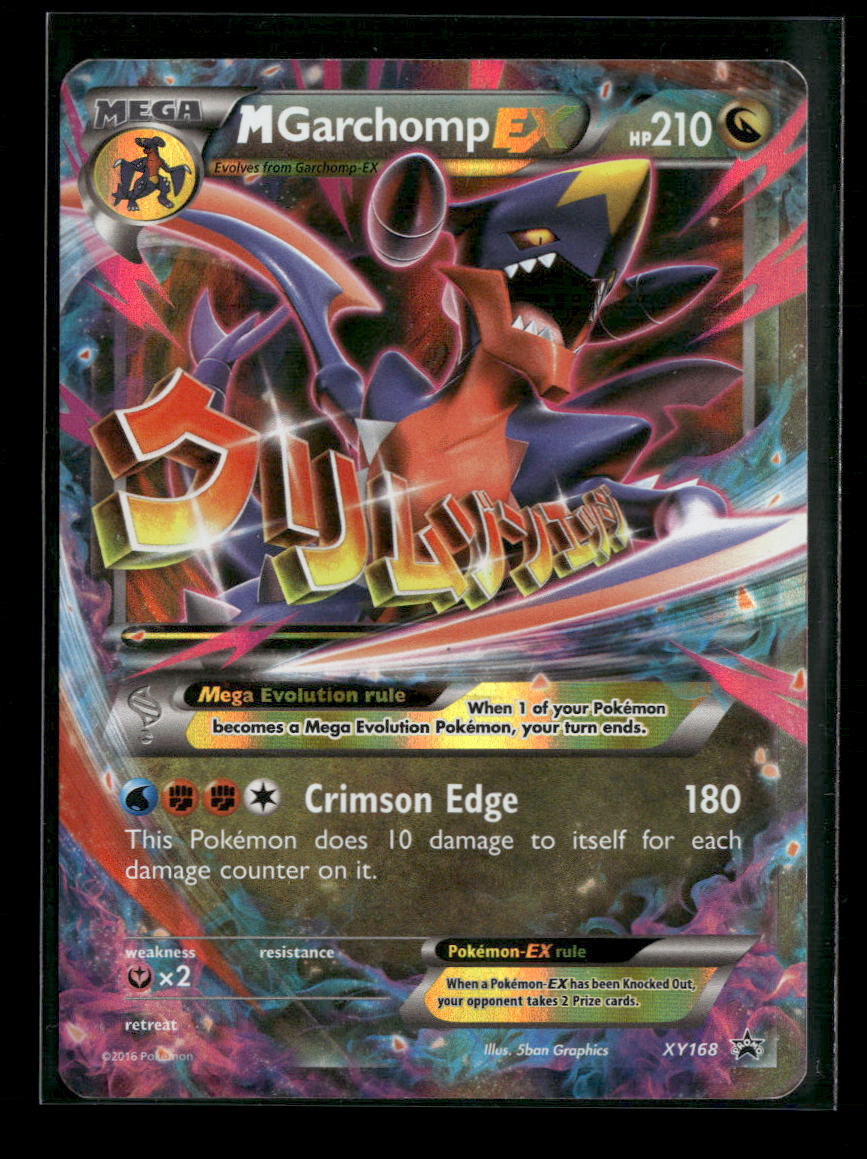 XY Promos M Garchomp EX #XY168 *Damaged*