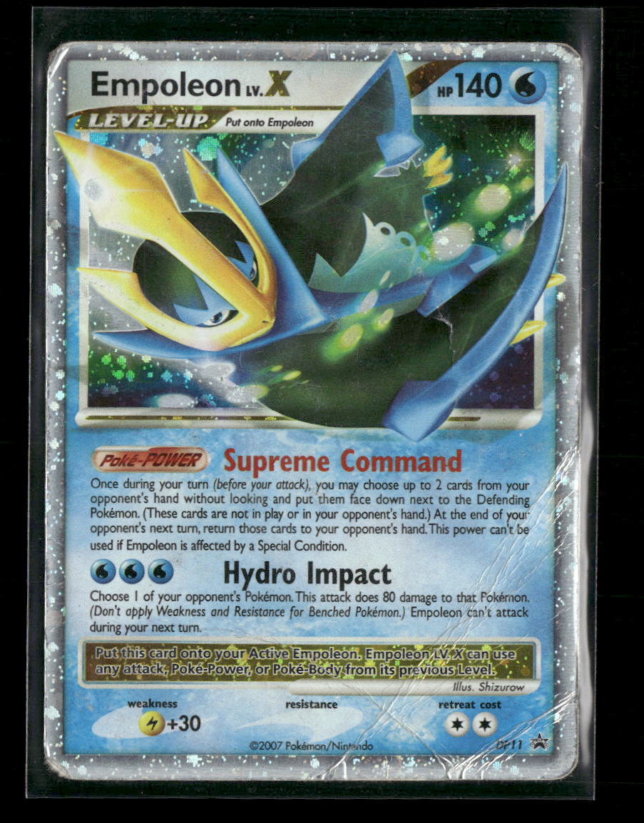 Diamond and Pearl Promos Empoleon LV.X #DP11 *Damaged*