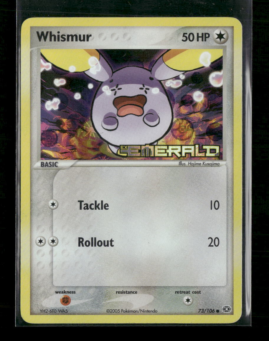 Emerald Whismur Reverse Holofoil #73/106