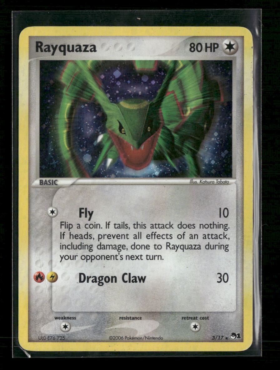 POP Series 1 Rayquaza Holofoil #003/017