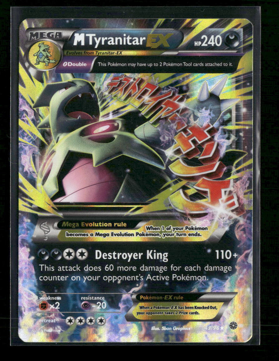 XY - Ancient Origins M Tyranitar EX #43/98