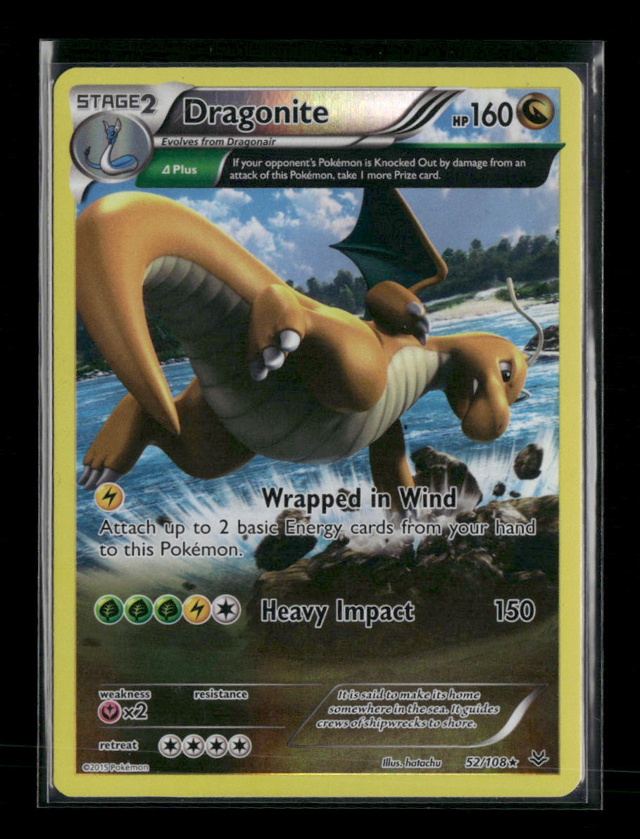XY - Roaring Skies Dragonite (52 Delta) Reverse Holofoil #52/108