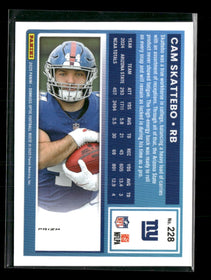 2025 Donruss Optic Purple Shock Cam Skattebo Rookie #228