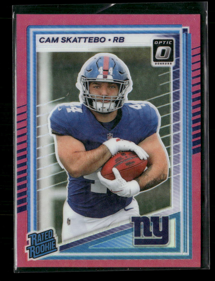 2025 Donruss Optic Purple Shock Cam Skattebo Rookie #228