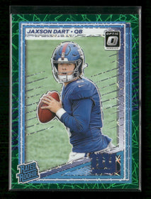 2025 Donruss Optic Green Velocity Jaxson Dart Rookie #273