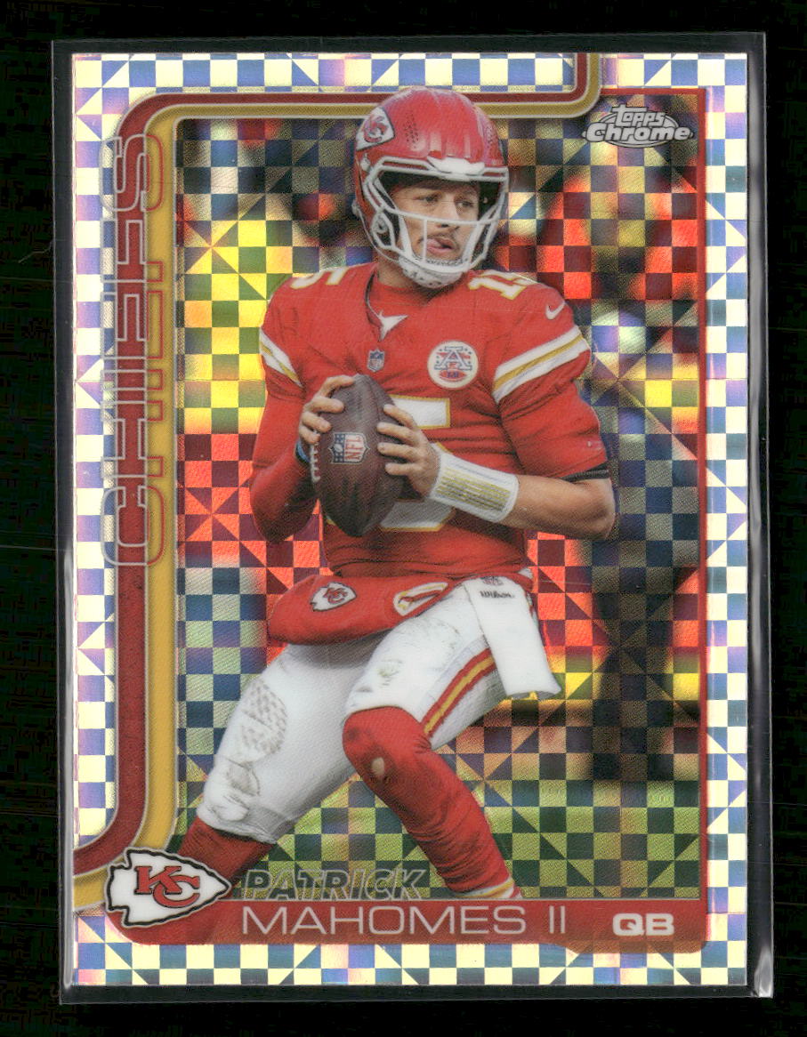 2025 Topps Chrome X-Fractor Patrick Mahomes II #148