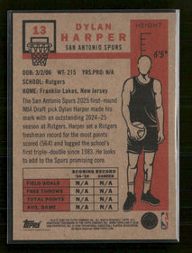 2025-26 Topps Living Dylan Harper #13