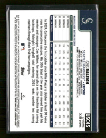 2025 Topps Chrome Update Blue Lava Refractors Cal Raleigh #/150 #USC45b