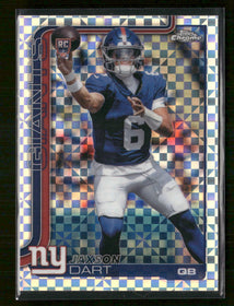 2025 Topps Chrome X-Fractor Jaxson Dart Rookie #306