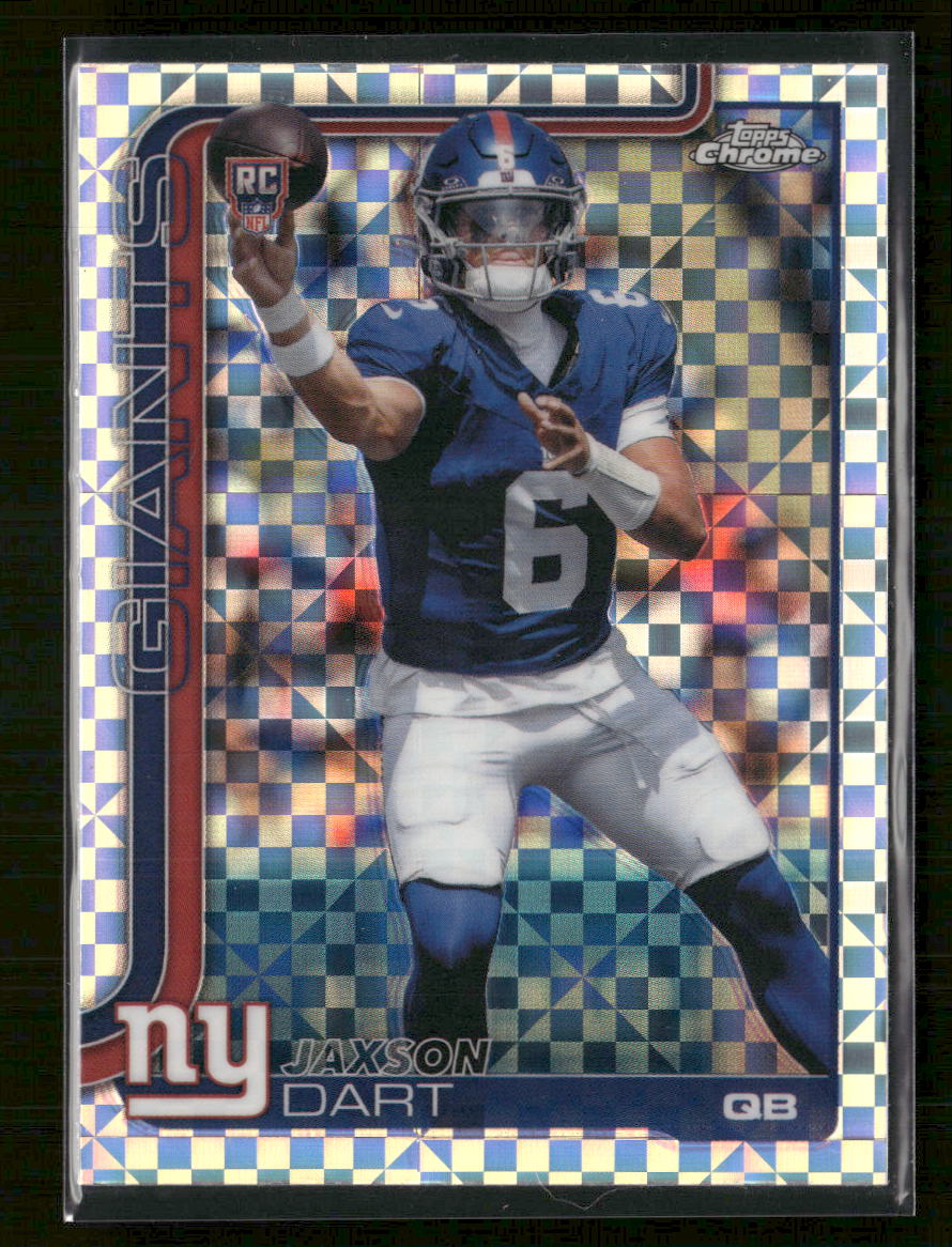 2025 Topps Chrome X-Fractor Jaxson Dart Rookie #306