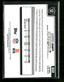 2025 Topps Chrome X-Fractor Ashton Jeanty Rookie #322