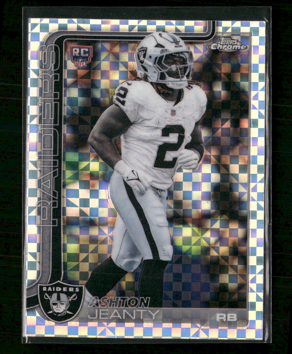 2025 Topps Chrome X-Fractor Ashton Jeanty Rookie #322