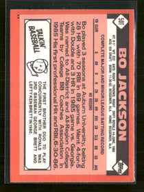 1986 Topps Traded Bo Jackson #50T