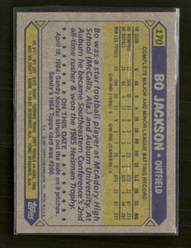 1987 Topps Bo Jackson Rookie #170