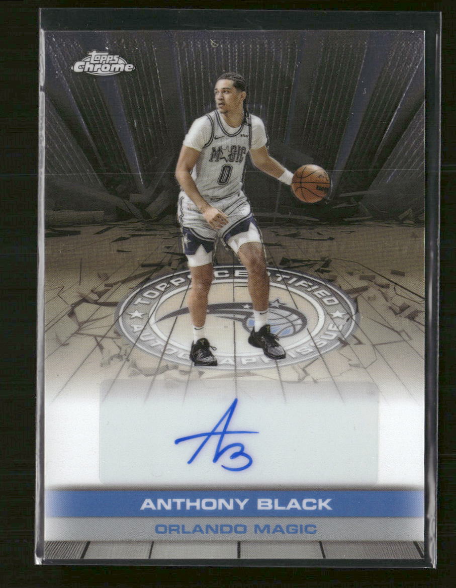 2025-26 Topps Chrome Auto Issue Veterans Anthony Black #TAU-AB