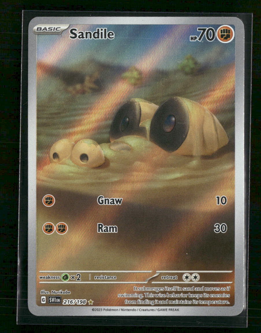 SV01: Scarlet & Violet Base Set Sandile #216/198