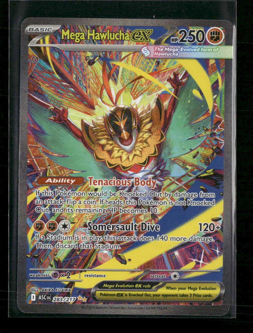 ME: Ascended Heroes Mega Hawlucha ex #283/217