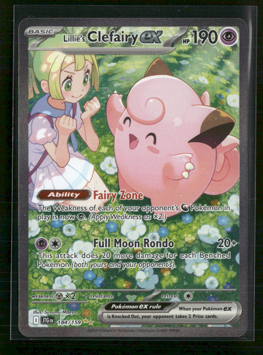 SV09: Journey Together Lillie's Clefairy ex #184/159