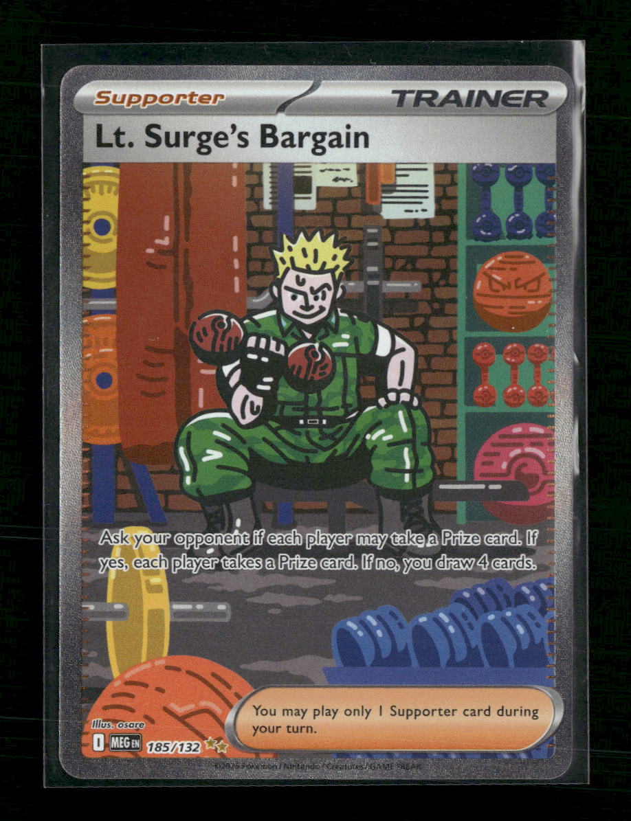 ME01: Mega Evolution Lt. Surge's Bargain #185/132