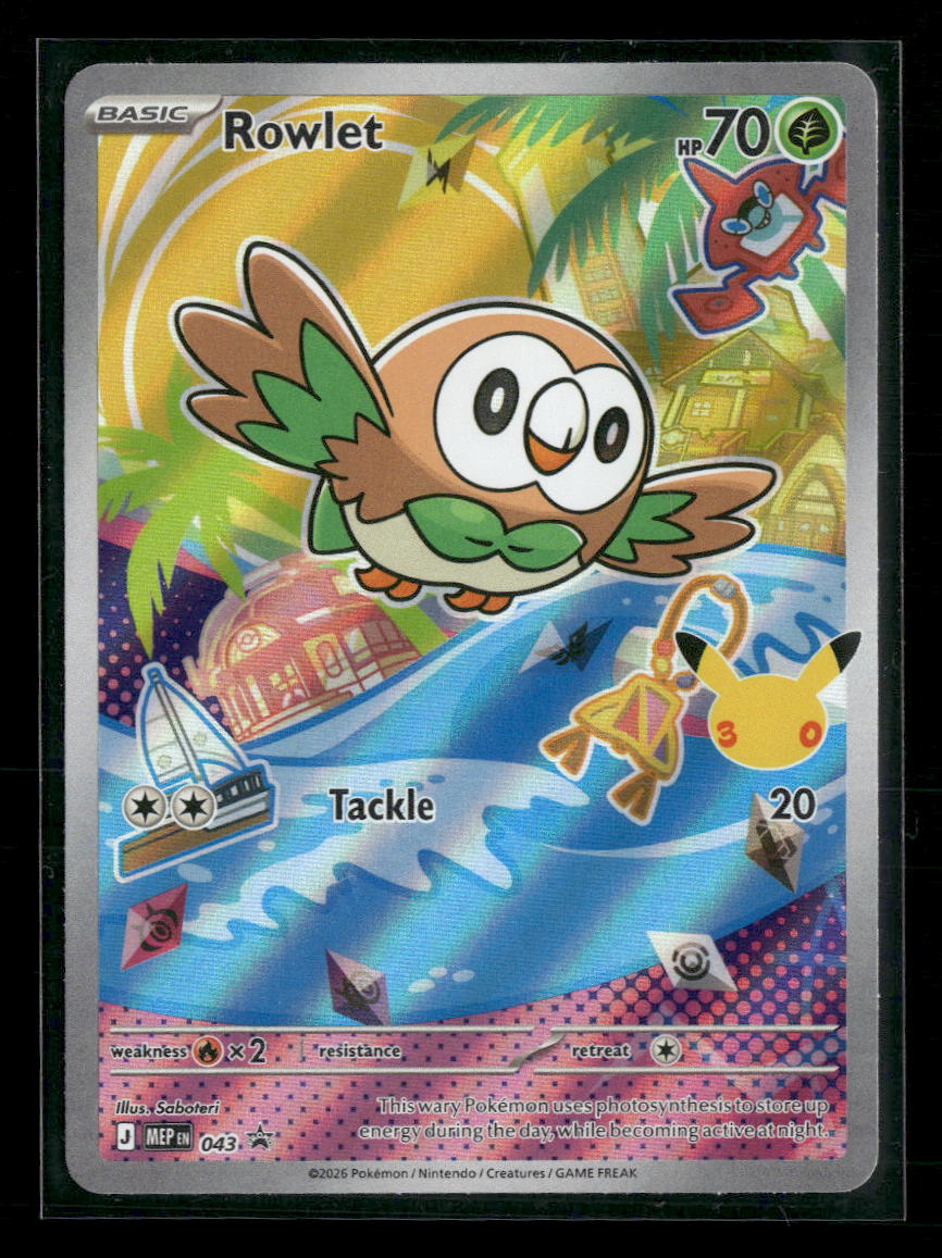 ME: Mega Evolution Promo Rowlet #043