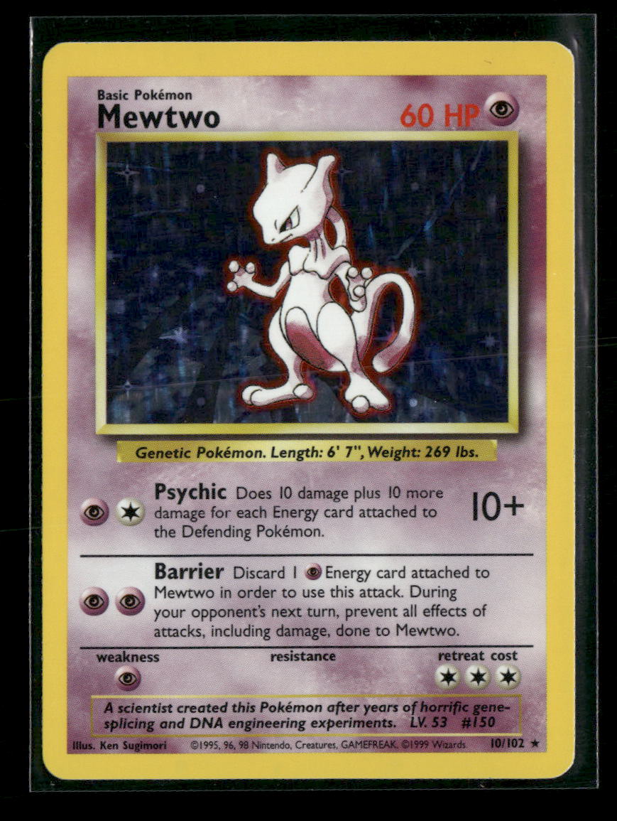 Base Set Mewtwo #010/102