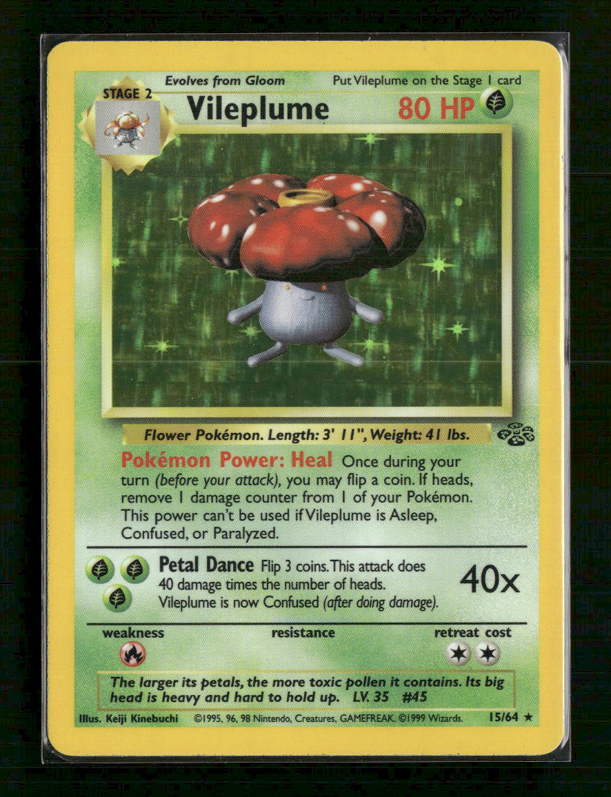Jungle Vileplume (15) Unlimited #15/64