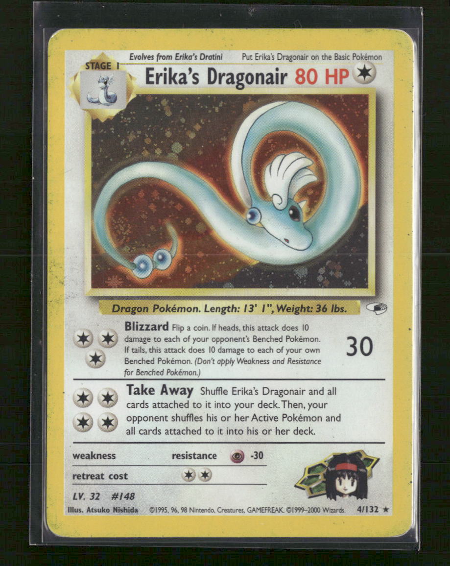Gym Heroes Erika's Dragonair Unlimited #004/132