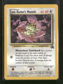 WoTC Promo Team Rocket's Meowth #18/53