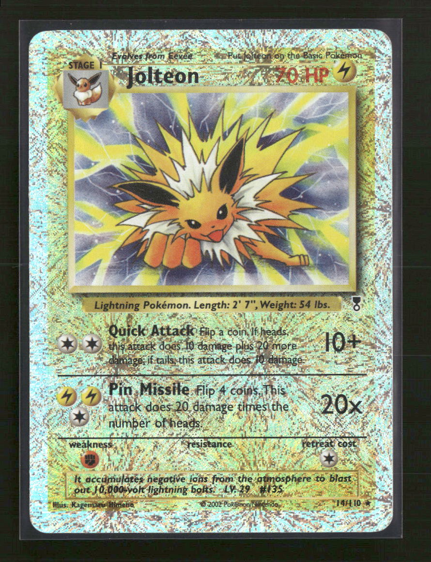 Legendary Collection Jolteon Reverse Holofoil #014/110