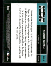 2022 Topps Chrome Update Generation Now Chrome Shohei Ohtani #GNC-5