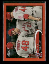 2012 Topps Chrome Orange Refractors Mike Trout #144