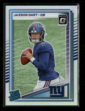 2025 Donruss Optic Rated Rookies Preview Holo Jaxson Dart Rookie #400