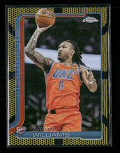 2025-26 Topps Chrome Yellow Basketball Refractor Jaylin Williams #/275 #105