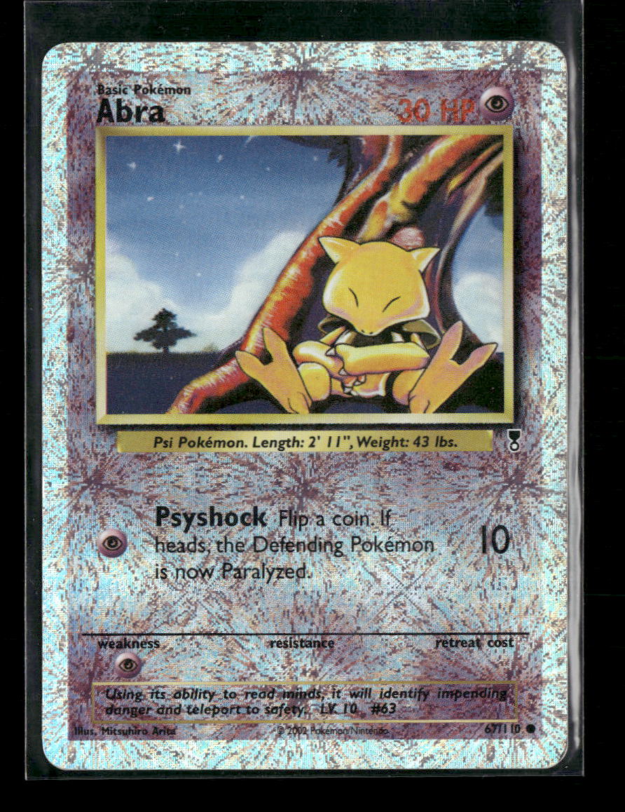 Legendary Collection Abra Reverse Holofoil #067/110