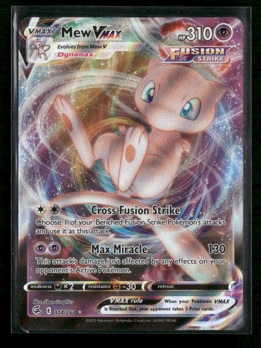 SWSH08: Fusion Strike Mew VMAX #114/264
