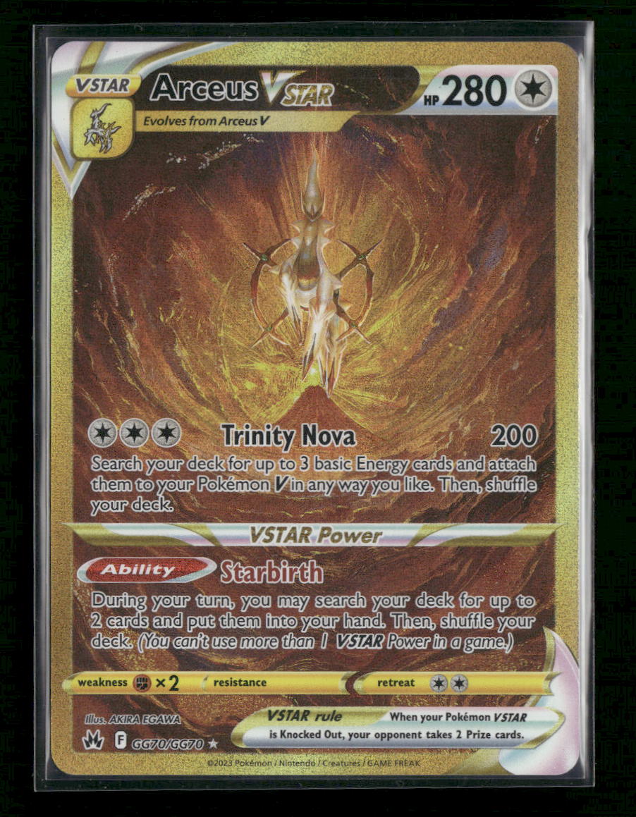 SWSH: Crown Zenith: Galarian Gallery Arceus VSTAR (Secret) #GG70/GG70