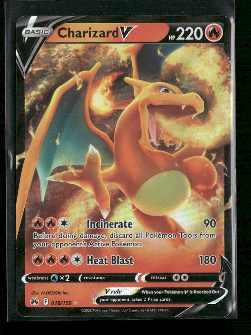 SWSH: Crown Zenith Charizard V #018/159