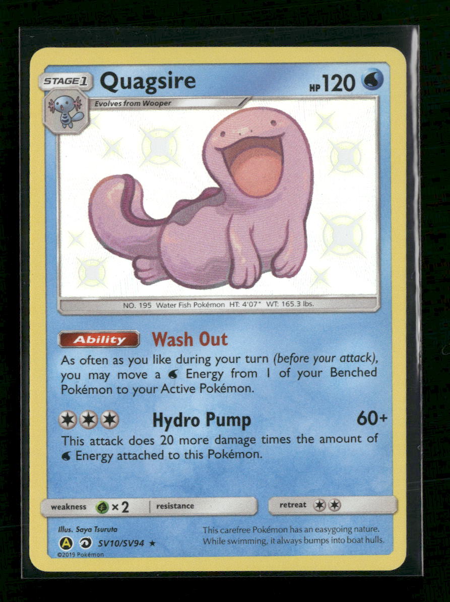 Hidden Fates: Shiny Vault Quagsire #SV10/SV94