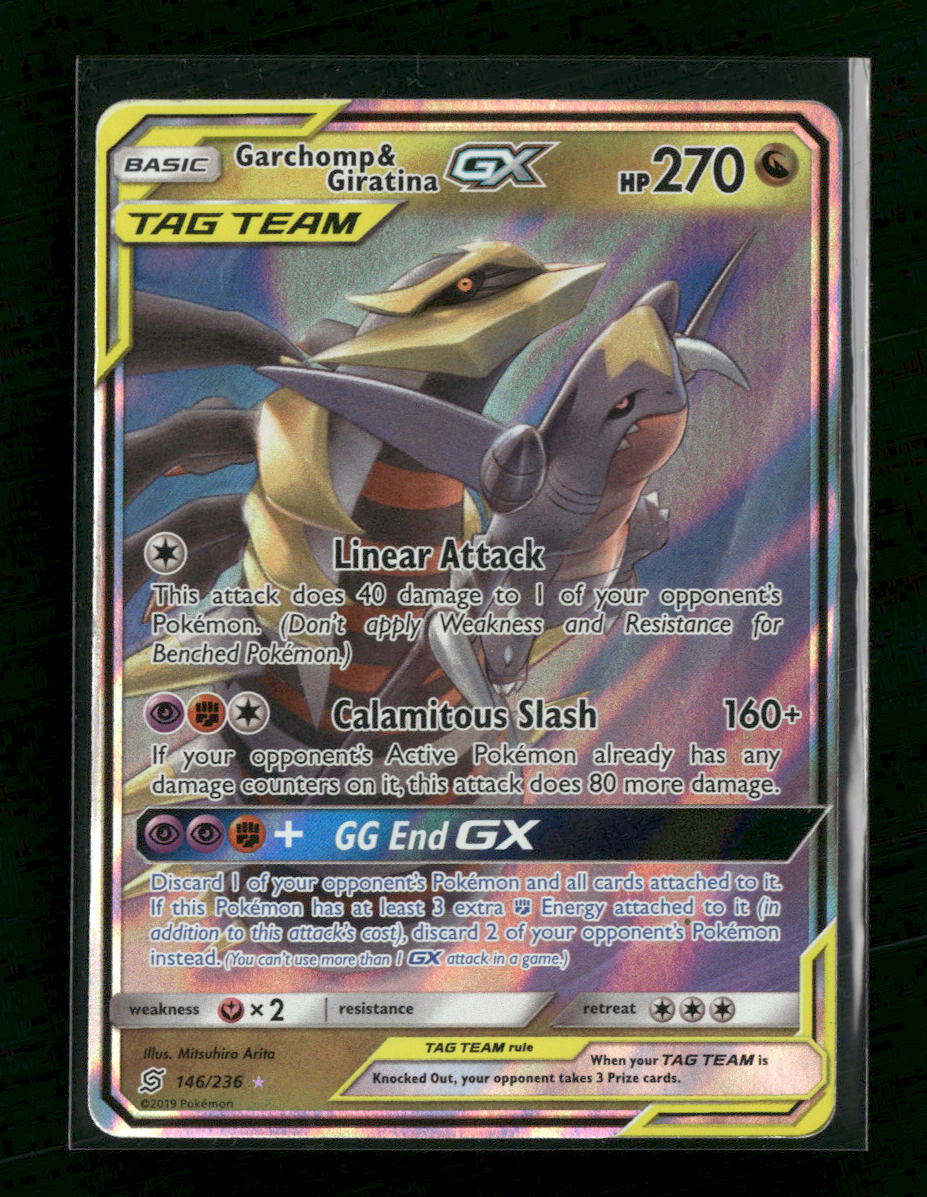 SM - Unified Minds Garchomp & Giratina GX #146/236