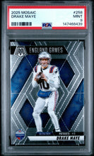 2025 Panini Mosaic Drake Maye 9 PSA #258